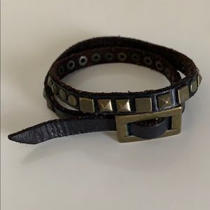 Lucky brand leather bracelet